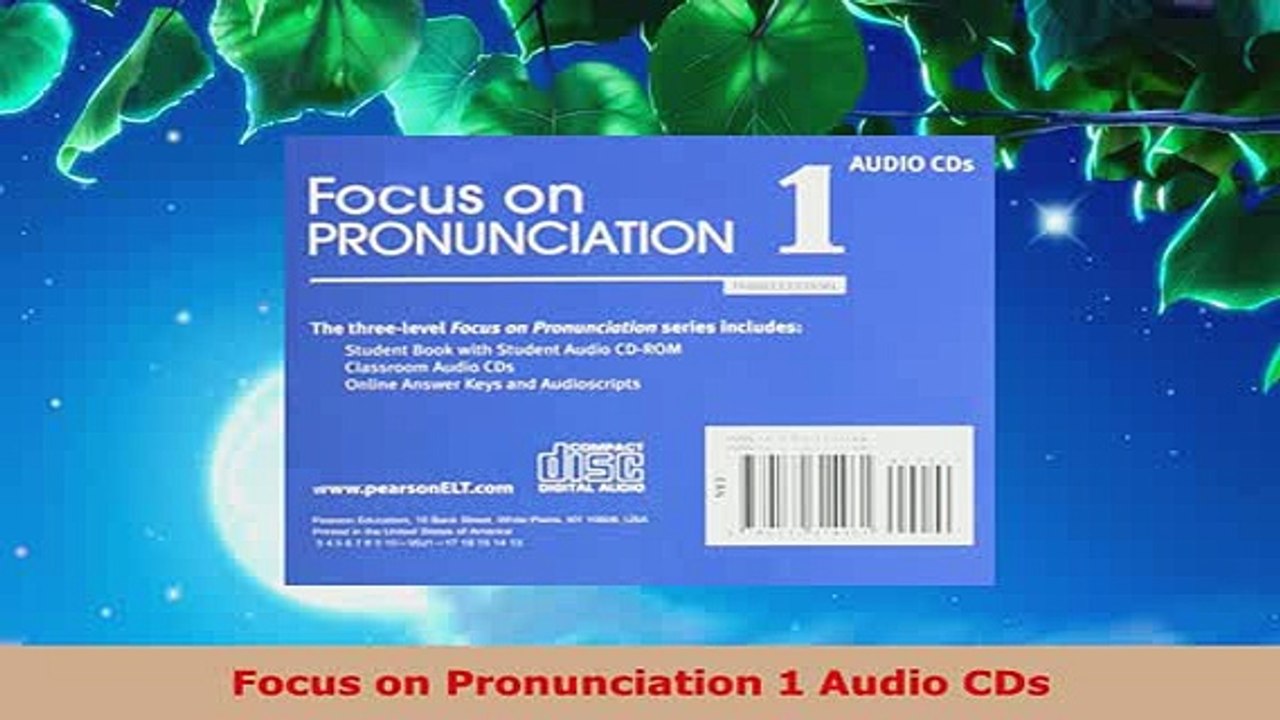 Download  Focus on Pronunciation 1 Audio CDs Read Full Ebook