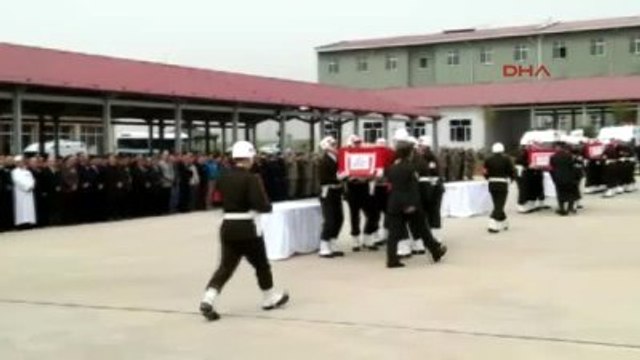 Mardin Nusaybin Şehitleri Törenle Memleketlerine Uğurlandı-1