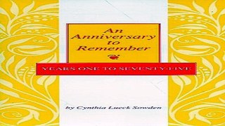 Download An Anniversary to Remember  Years 1 to 75
