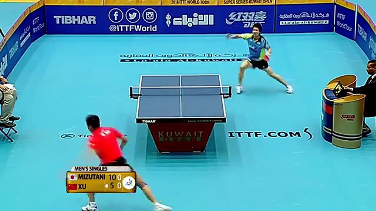 ITTF KUWAIT OPEN 2016 Quater Finals--Xu Xin vs Jun Mizutani