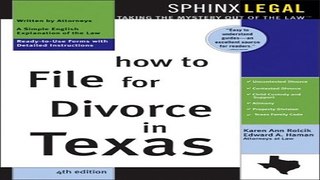 Download How to File for Divorce in Texas