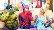 Spiderman & Frozen Elsa vs Joker Spiderman Birthday Party Fun Superhero In real Life