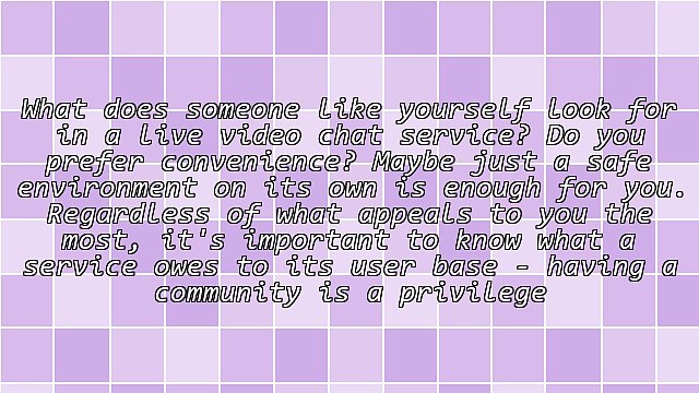 Live Video Chat - Know Your Options