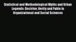 Download Statistical and Methodological Myths and Urban Legends: Doctrine Verity and Fable