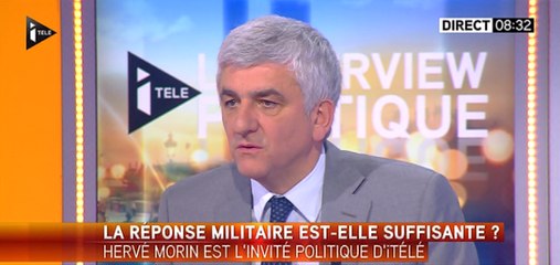 Pour Hervé Morin, les frappes aériennes «ne suffiront pas» face à l’Etat islamique