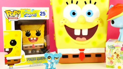 SPONGEBOB SURPRISE BASKET - Disney Frozen Princess Mr. Krabs Play Doh Surprise Eggs LPS ML