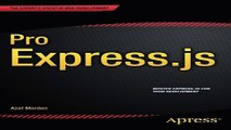 Read Pro Express js  Master Express js  The Node js Framework For Your Web Development Ebook pdf