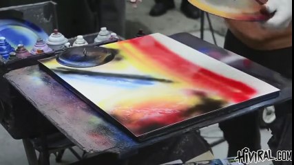 Drawing Art Use Air Brush