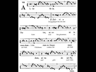 Alleluia Exivi a Patre, Dominica VI Paschae (6è dimanche duT. Pascal)