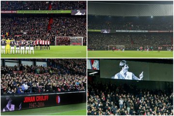 Feyenoord-Sparta interrompu en hommage à Cruyff