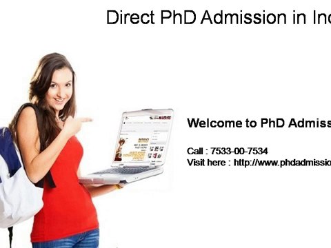 PHD course for a rewarding career in India-+91- 7533-00-7534