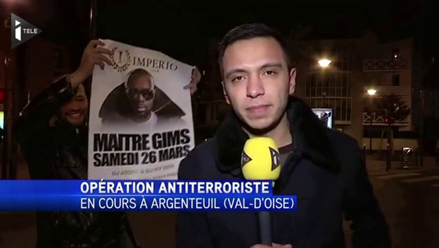 Il fait la promotion de Maître Gims en pleine opération antiterroriste