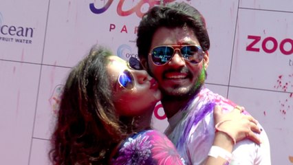 Sambhavna Seth In Public At Zoom Holi Party 2016