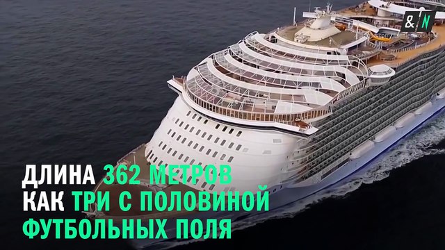 Самое большое пассажирское судно в три раза больше Титаника