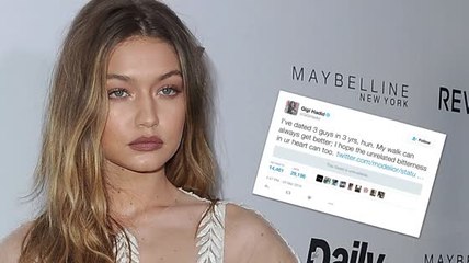 Gigi Hadid fait taire un troll qui critique sa vie romantique