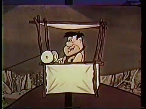 THE FLINTSTONES syndicated opening with edited theme song