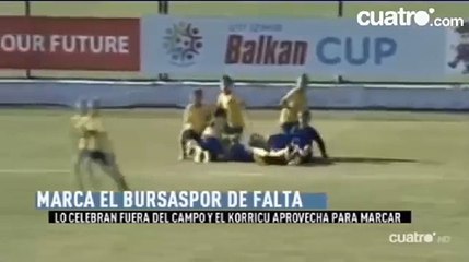 Korricu Kosovo - Bursaspor gol kaçırma