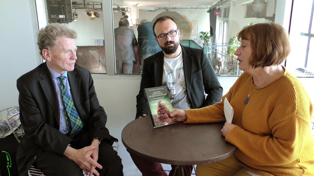 Jean-Luc Maxence et Frédéric Vincent au 13e Salon Maçonnique du Livre - 2015