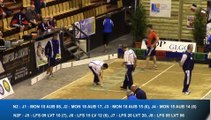 Second tour, tir de précision, Finale N2, Aubenas contre Montpellier, Sport Boules, Clermont-Ferrand 2016
