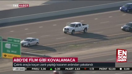 ABD'de film gibi kovalamaca