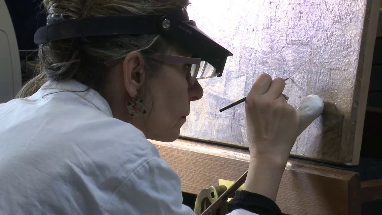 La Coiffeuse, Pablo Picasso | Restauration