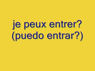 curso de francés el verbo poder "pouvoir"
