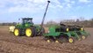 John Deere 750 Grain Drills on a Tandem Houck Hitch