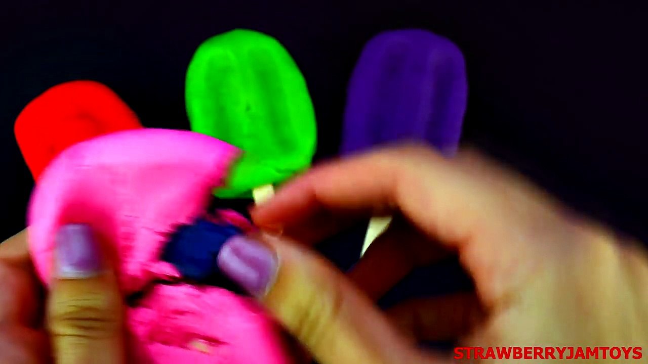 Shopkins Play Doh Barbie My Little Pony Spongebob LPS Surprise Eggs by StrawberryJamToys