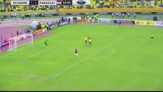 Secundo Gol de Dario Lezcano - Ecuador vs Paraguay 2-2 (25.03.2016)