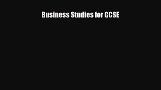 Read ‪Business Studies for GCSE Ebook Online