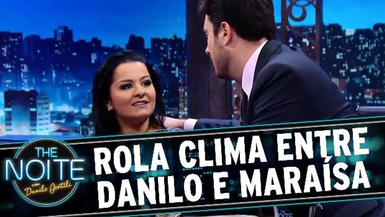 Clima rolou solto entre Danilo e Maraísa