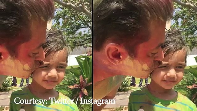 Watch- Bollywood Stars Crazy Holi - Salman Khan, Jacqueline Fernandez, Big B & Sushant Singh Rajput