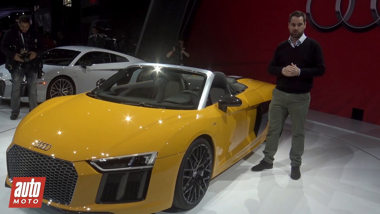 2016 Audi R8 Spyder V10 : objectif rigidité [SALON DE NEW YORK]