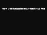 Read Active Grammar Level 1 with Answers and CD-ROM PDF Online