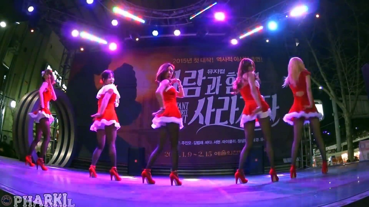 [직캠_Fancam] 141225 로즈퀸(Rose Queen) 헬로비너스-끈적끈적 @ 동대문 APM (1080p 60fps)