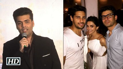 Karan Johar Talks About His Film With Deepika Sidharth and Fawad Khan