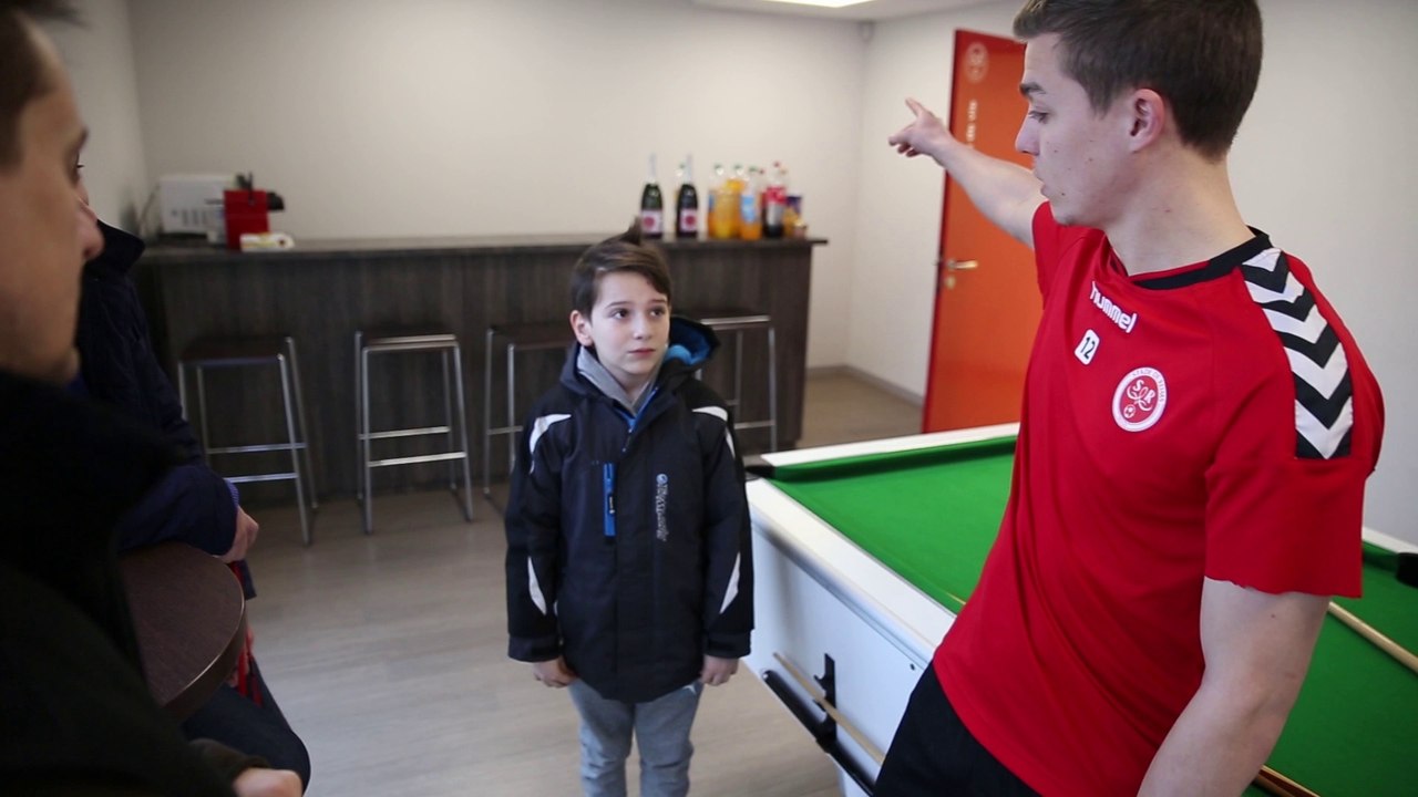 Quand Axel rencontre son joueur préféré...