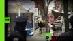 RAW: Massive crane collapsed in Manhattan crushing cars, pedestrians (via Ruptly stringer app)