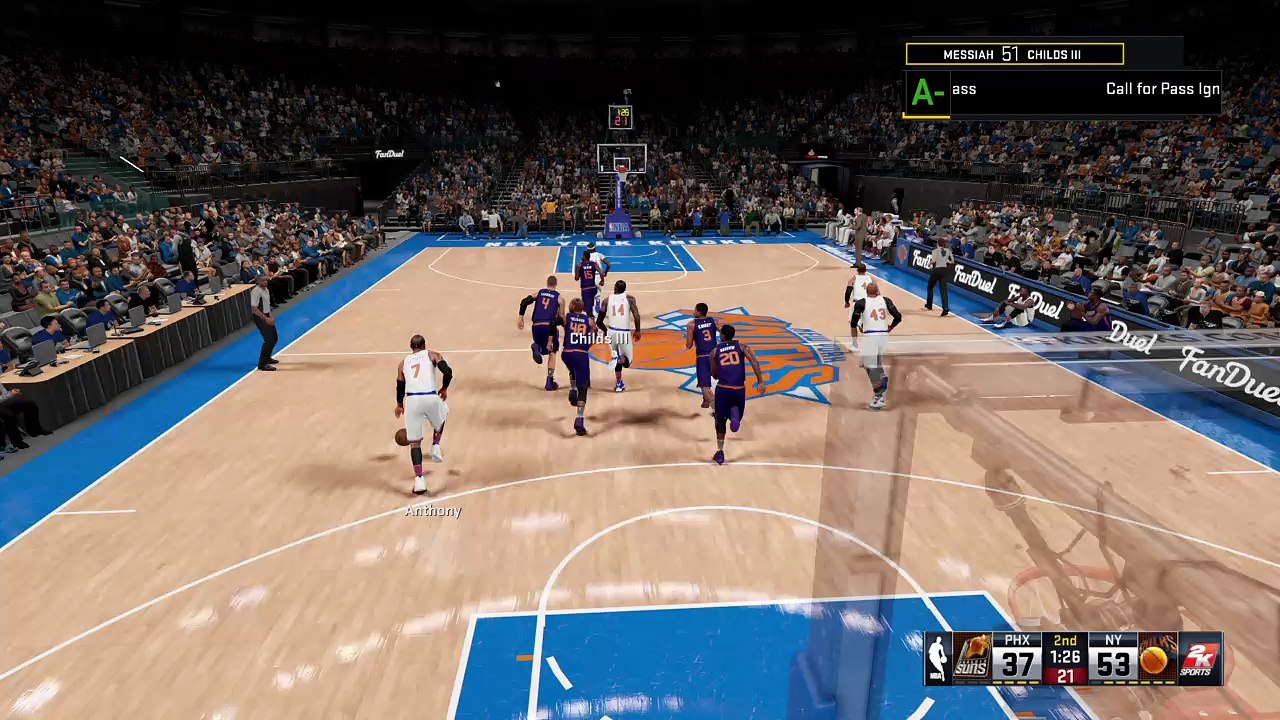 Dunk: Rim Hang