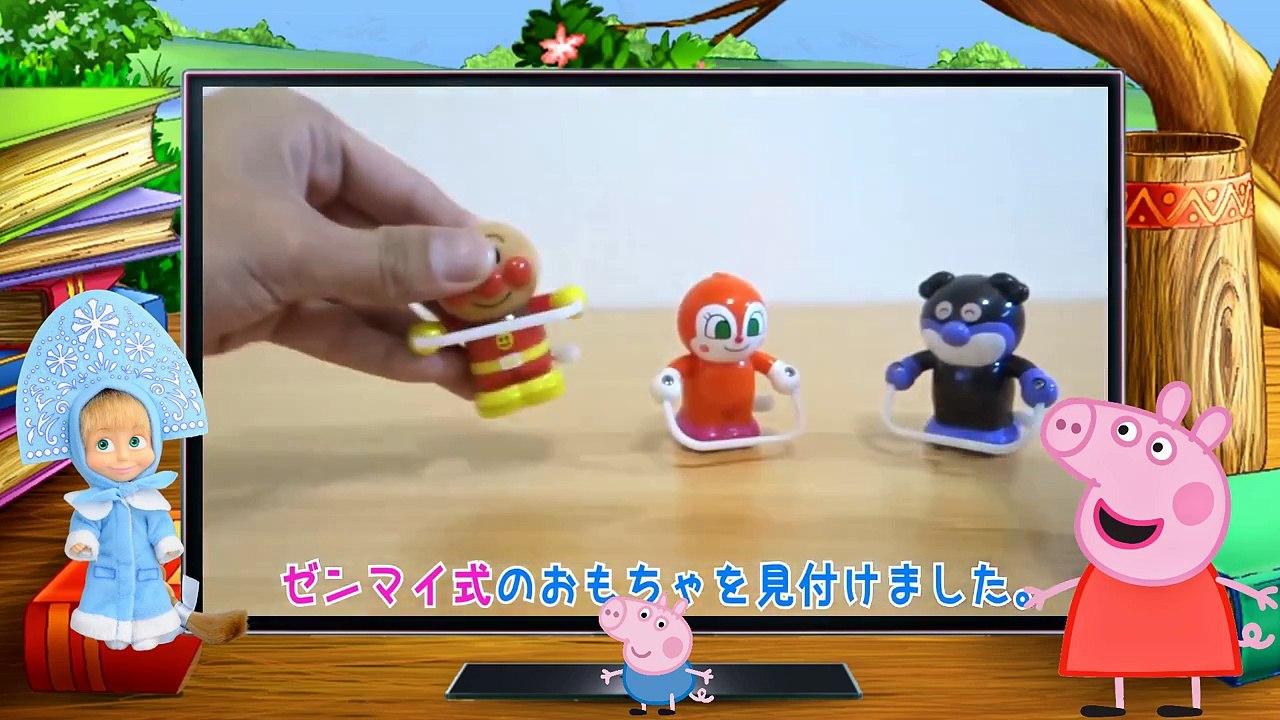 Toys for childrens E p 305 Peppa Pig & Masha And The Bear Play doh surprise eggs For Kids!