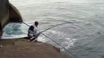Bir balıkçının en çok beklediği an budur işte