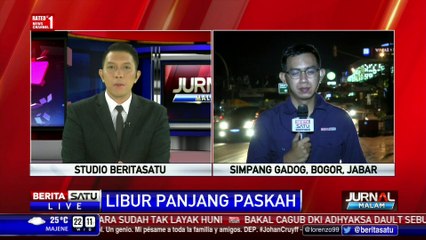 Descargar video: Arus Lalu Lintas Menuju Puncak Lancar Kembali