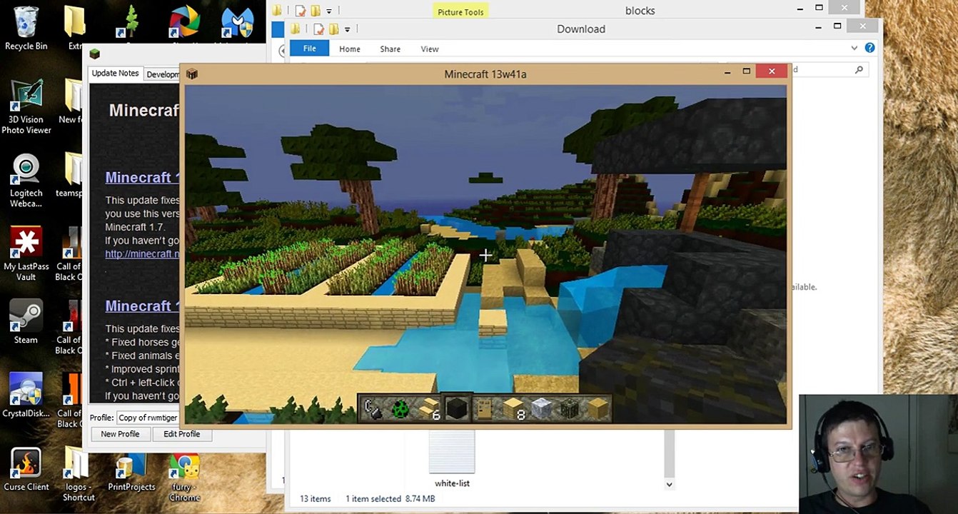 Minecraft Server 1.7.0 previews (Icon and resource pack install)
