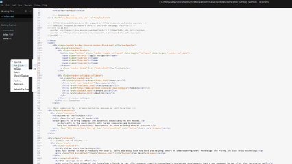 Brackets Unable to Create Folder Error ->HTML,CSS