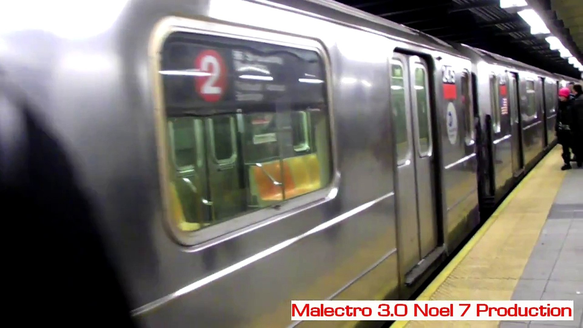 Mta Subway 1984 87 Bombardier R62a 2 Train Departing 96th Street Video Dailymotion - new york city subway car roblox