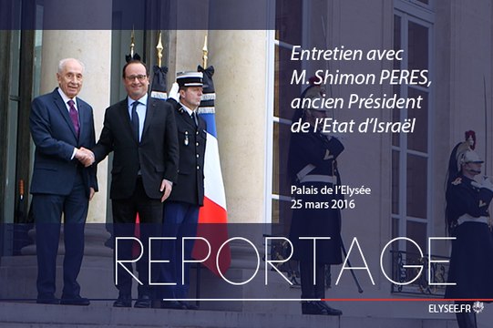 [REPORTAGE] Entretien avec Shimon Peres, ancien président de l'État d'Israël