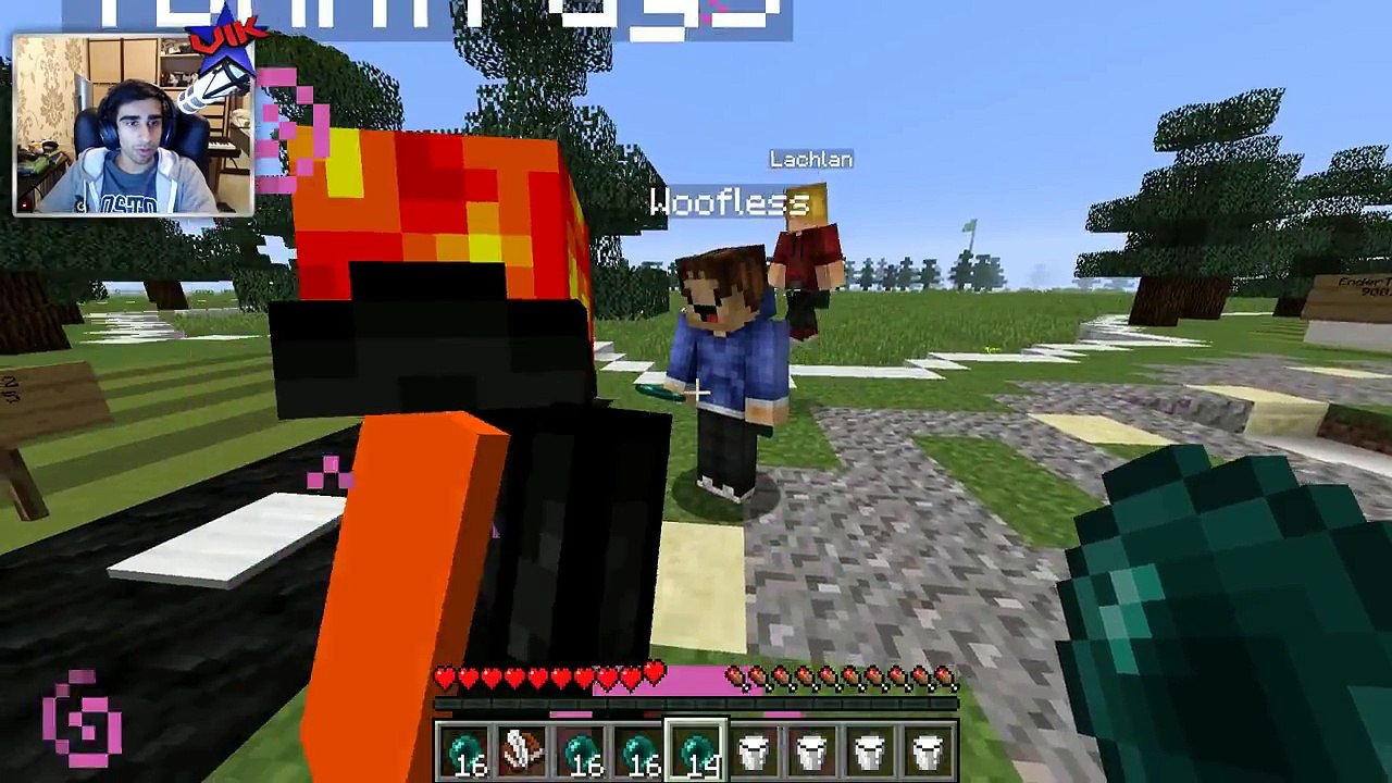 EPIC THROWS! Minecraft ENDER GOLF with The Pack