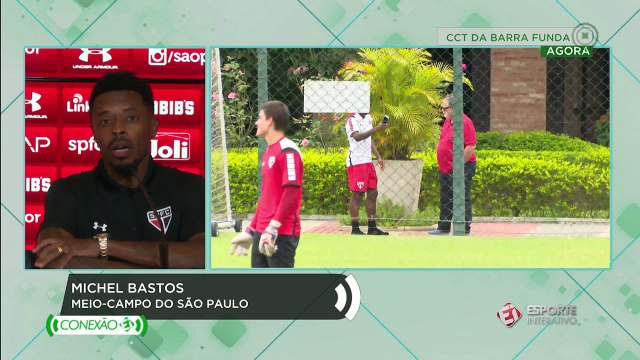 Michel Bastos: 'Fiquei chateado, mas nunca quis sair do São Paulo'