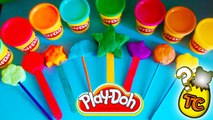 8 PLAY DOH LOLLIPOPS SURPRISE Eggs Playdough Unboxing Toys for Kids | SurpriseEggsChannel!