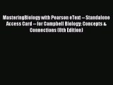Read MasteringBiology with Pearson eText -- Standalone Access Card -- for Campbell Biology: